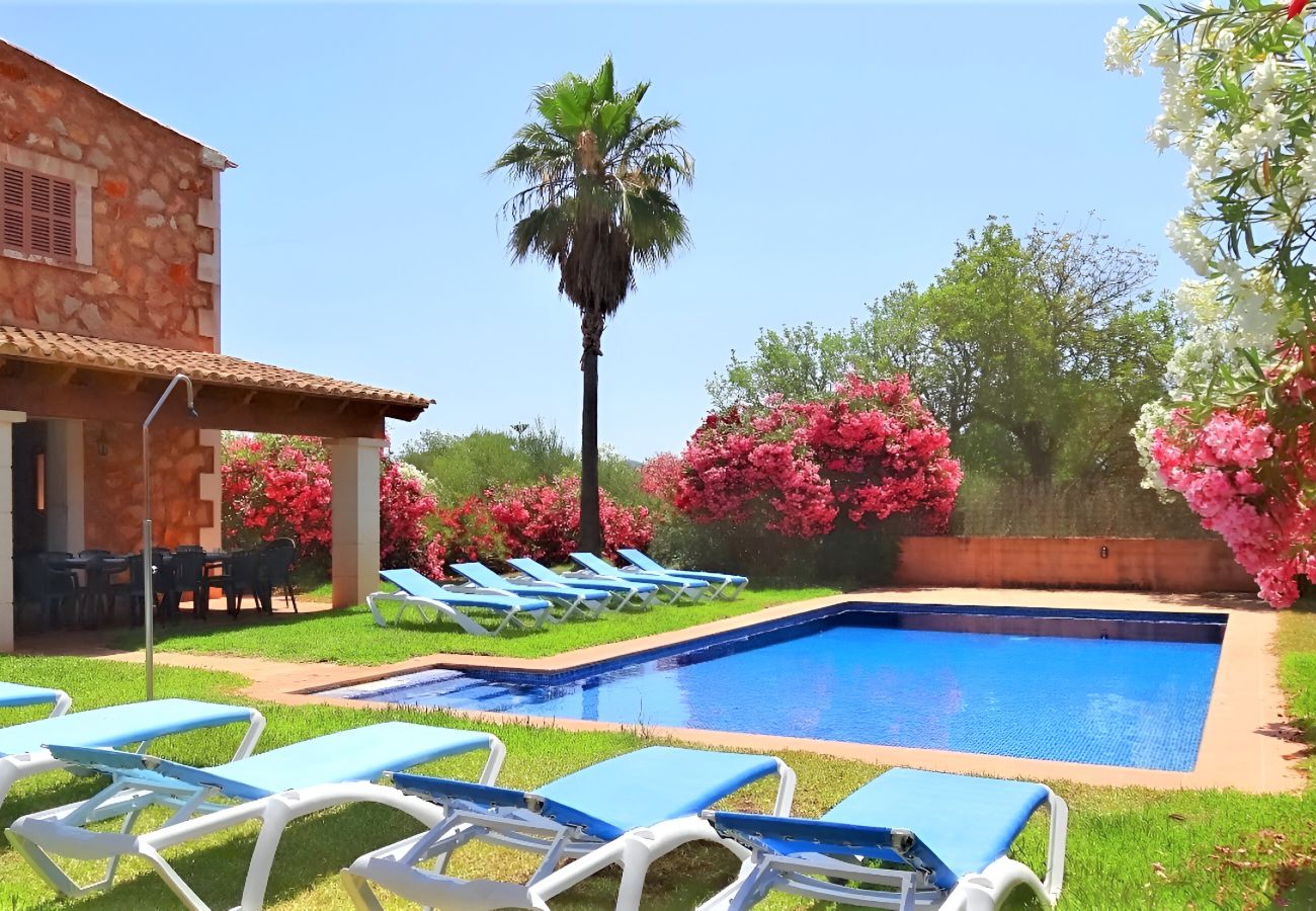 Domaine à Felanitx - Son Mas 402 magnifique finca rustique avec piscine privée, terrasse, jardin et climatisation