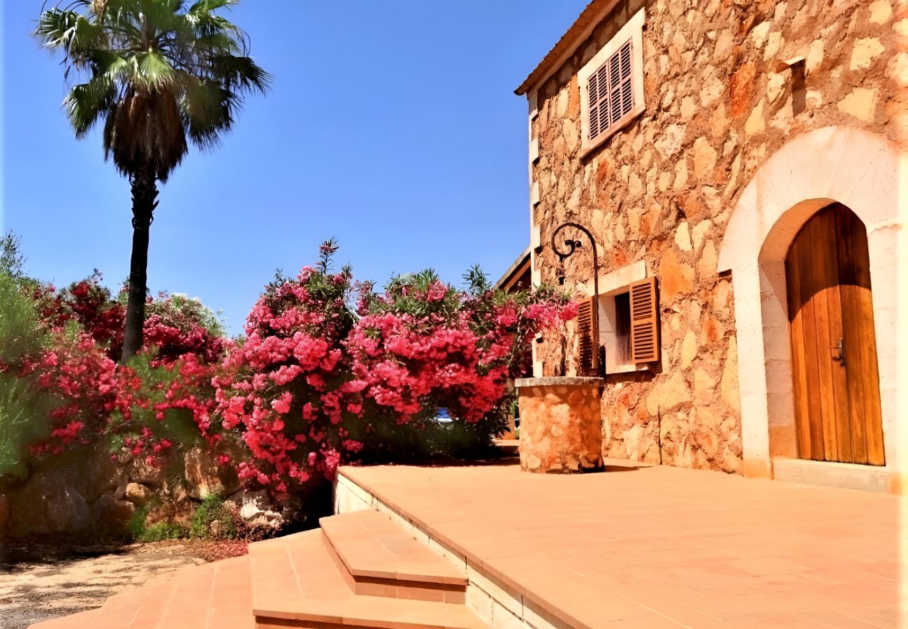 Domaine à Felanitx - Son Mas 402 magnifique finca rustique avec piscine privée, terrasse, jardin et climatisation
