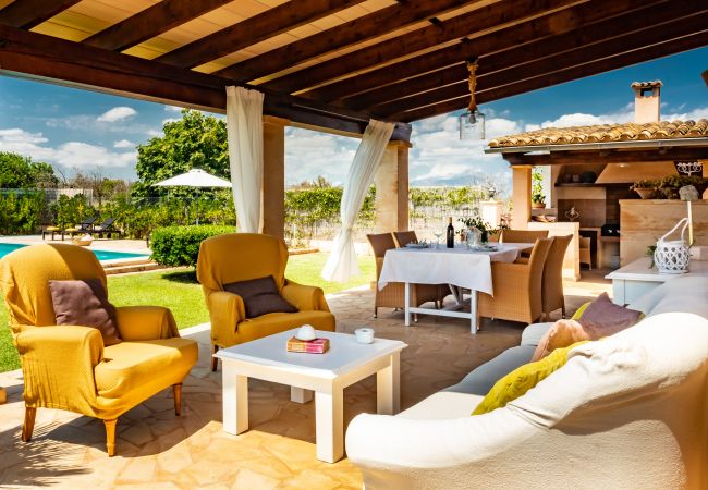 Domaine à Can Picafort - Carritx Finca pour 6 personnes à Can Picafort avec piscine, jardin et WiFi