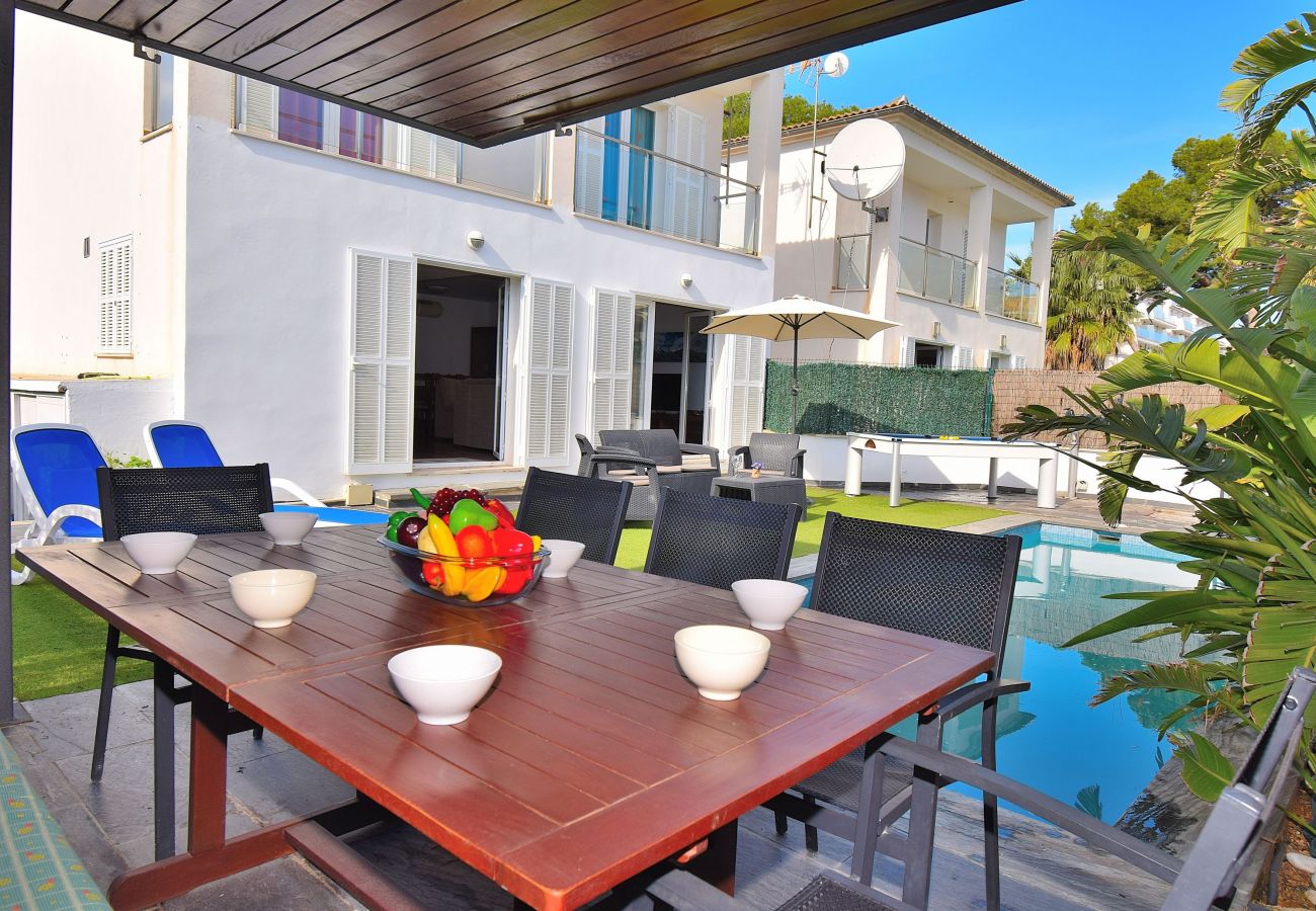 villa, nature, tranquillité, piscine