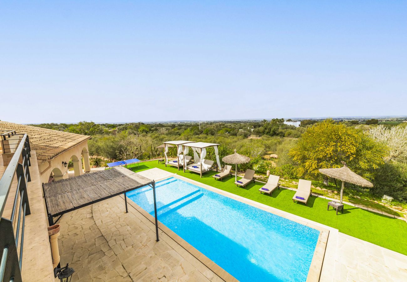 Domaine à Campos - SA PEDRERA Finca pour 8 personnes dans des champs avec piscine