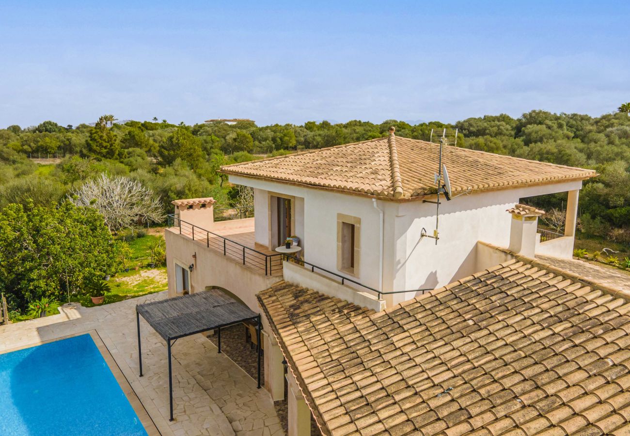 Domaine à Campos - SA PEDRERA Finca pour 8 personnes dans des champs avec piscine