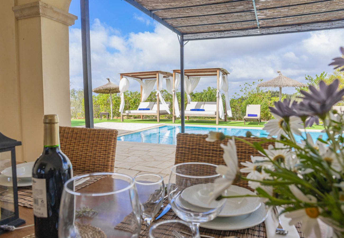 Domaine à Campos - SA PEDRERA Finca pour 8 personnes dans des champs avec piscine