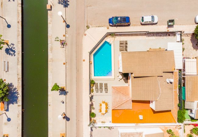 Chalet à Alcudia - Sanfora - Villa avec piscine à 500m de la plage d'Alcudia