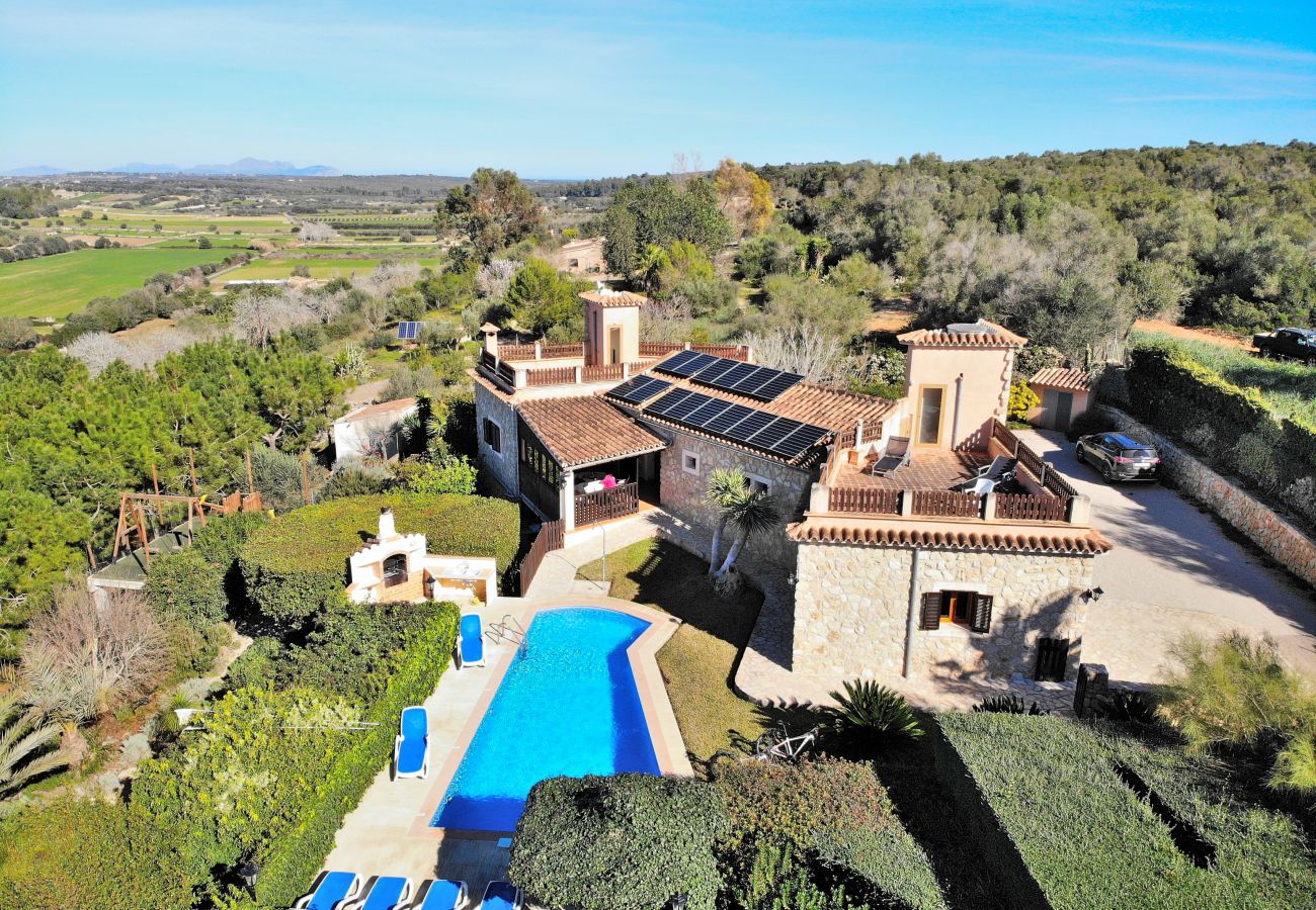 finca, vues, campagne, piscine, jardin, rustique, mallorca