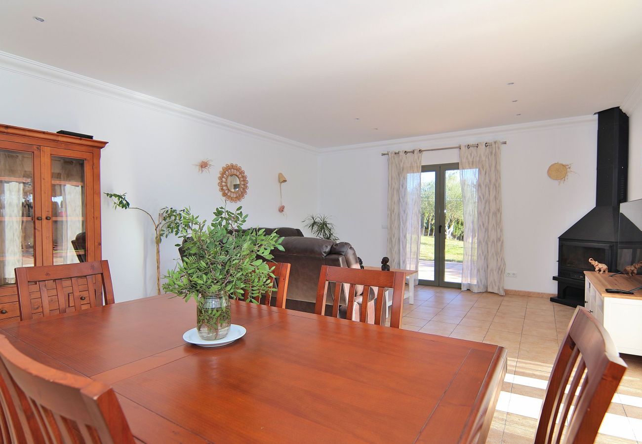 salle à manger, spacieuse, villa, alcudia