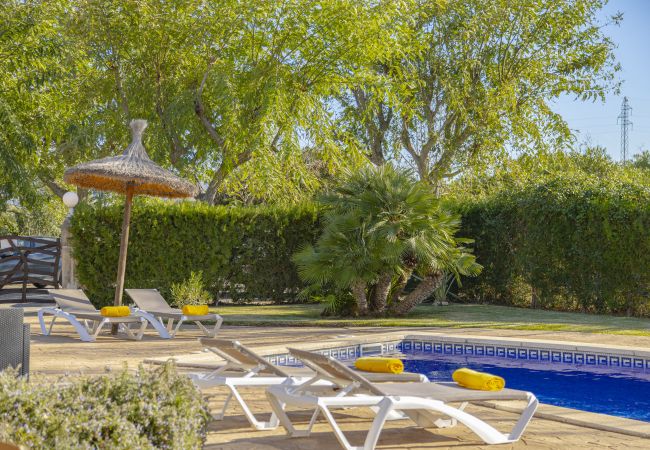 Villa à Alcudia - Finca Can Soler 1 pour 6 avec piscine, Bbq, WiFi gratuit