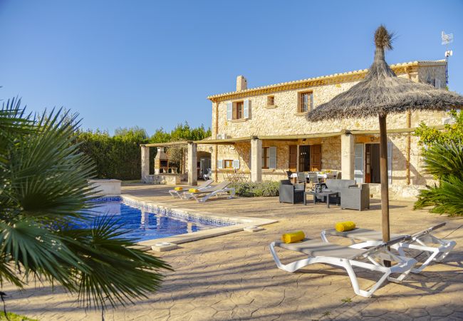 Villa à Alcudia - Finca Can Soler 1 pour 6 avec piscine, Bbq, WiFi gratuit