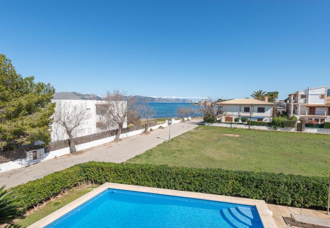 Villa à Alcudia - Es Mollet pour 8 personnes avec vue sur la mer et piscine