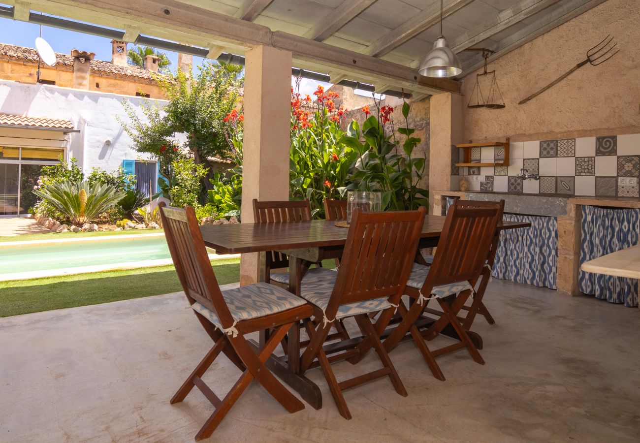 location de vacances, Majorque, terrasse, barbecue, calme et tranquillité