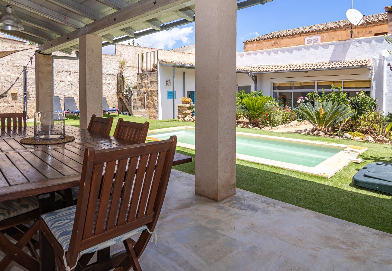location de vacances, Majorque, terrasse, barbecue, calme et tranquillité